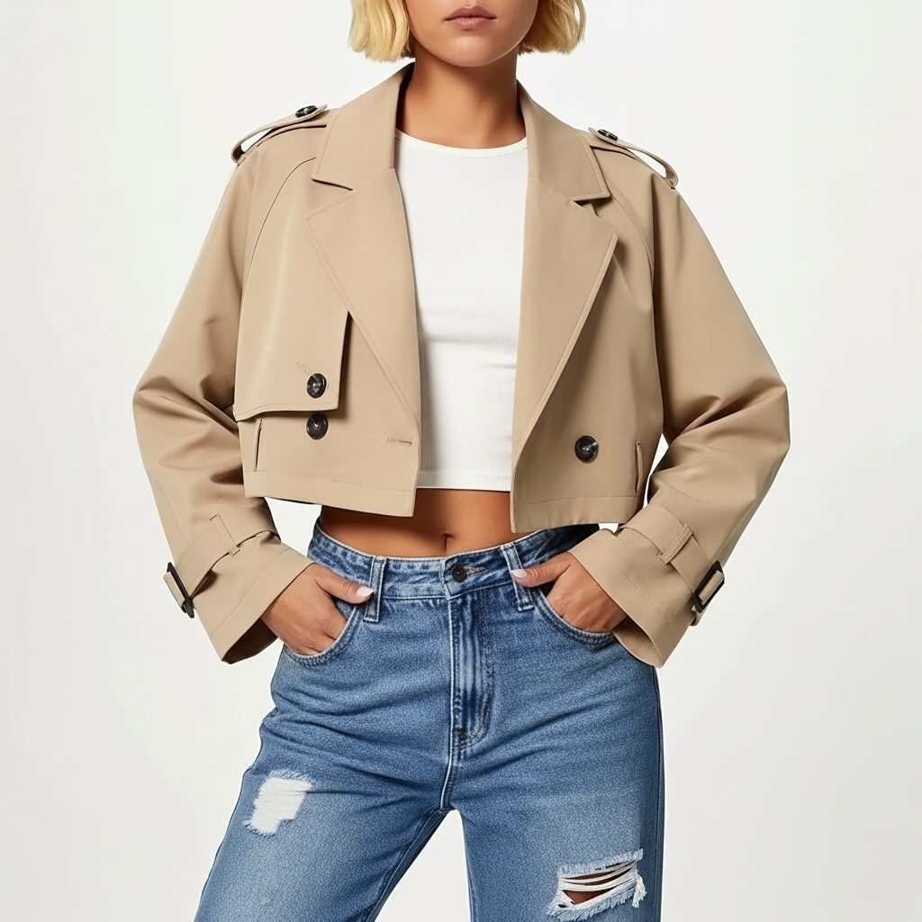 chaqueta cropped